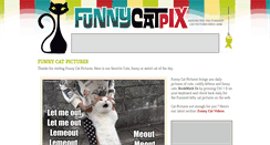Desktop Screenshot of funnycatpix.com